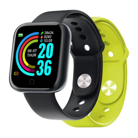 Smartwatch sportivo Nilox Trailband display 1,44” doppio cinturino giallo/nero – NXSWTRAILBANDYL