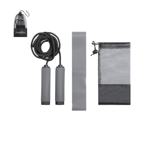 Set Fitness Zhiax grigio/nero – 6790