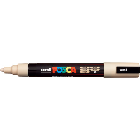 Marcatore a tempera POSCA Uni-Ball punta tonda 1,8-2,5 mm beige M PC5M BG