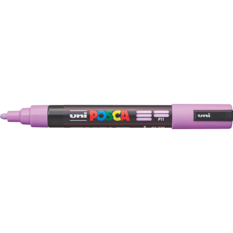 Marcatore a tempera POSCA Uni-Ball punta tonda 1,8-2,5 mm lavanda M PC5M LAV