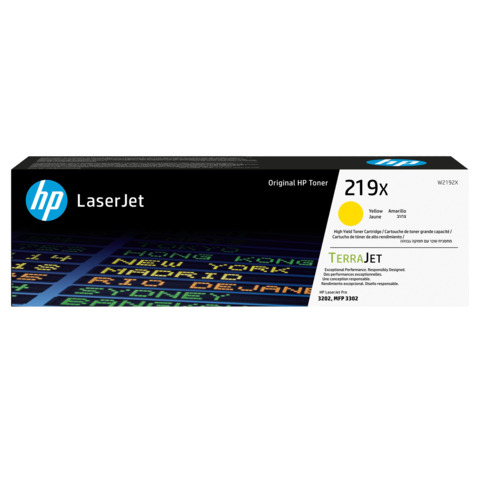 Toner HP 219X giallo  W2192X
