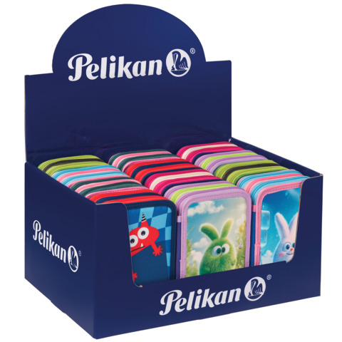 Espositore 12 astucci a 3 zip Pelikan Monsters assortiti – 400207261