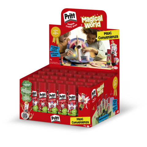 Espositore 40 colle stick Pritt Original 43 g Magical World – 3111622
