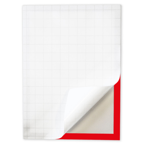 Cornici magnetiche A4 in PP Q-Connect con retro autoadesivo – rosso – conf. 2 pz – KF22374