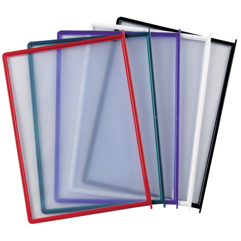Tasche per leggio A4 Q-Connect Quickfind colori assortiti – conf. 10 pz – KF04599