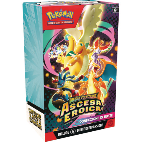 Bundle 6 buste Pokémon M2.5 – Ascesa Eroica – PK10311-I
