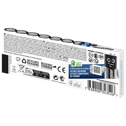 Batterie al litio Energizer Ultimate Lithium AA – conf. 10 pz – E301535500