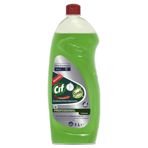 Detergente per stoviglie Cif Professional limone – 3 x 1 L – 9297308