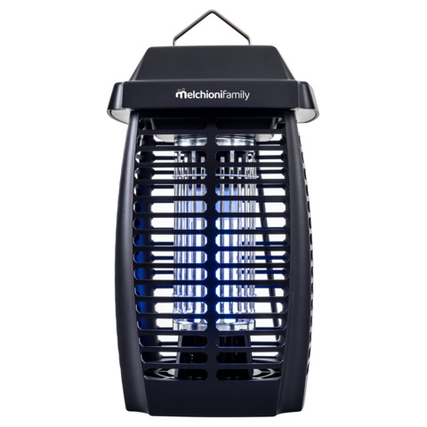 Zanzariera elettrica UV LED Melchioni Family appendibile da interno copertura 50 m² nero 20W – 118620070