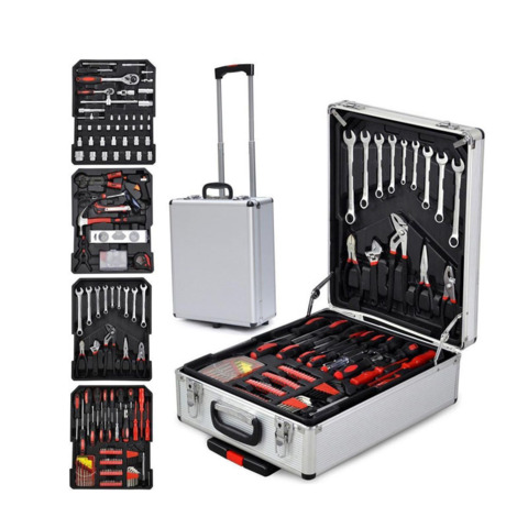 Valigia trolley porta attrezzi a 4 vassoi MKC MK320 320 pezzi – 812360854