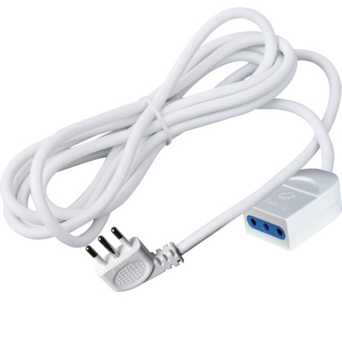 Prolunga elettrica MKC con spina salvaspazio 90° 10A – 10 m – 492517392