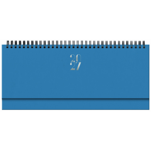 Planning settimanale 2027 Egadi c/spirale copertina cartonata 29,8×10,5 cm azzurro – 27-430FT-C06
