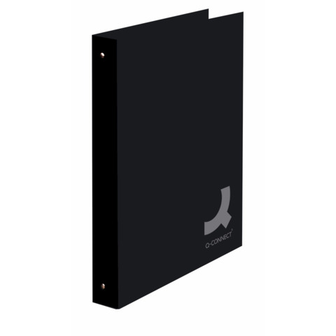 Raccoglitore Q-Connect A4 – 4 anelli da 30 mm – nero KF13953