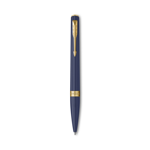 Penna a sfera Parker Meridian blu – finiture dorate – punta M – inchiostro blu – confezione regalo Blue GT