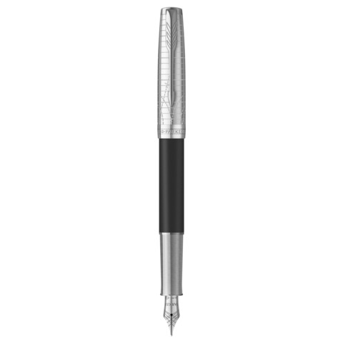 Penna Stilografica Parker Sonnet Legacy of Flight nera e cromata – punta F – pennino in oro massiccio
