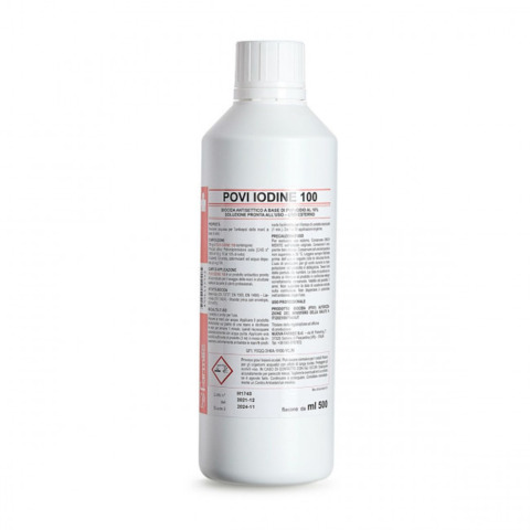 Soluzione acquosa pronta all’uso PVS POVI IODINE 100 a base di Iodopovidone 10% 125 ml – JOD005