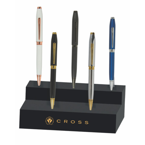 Espositore 6 penne a sfera + 2 penne roller Cross Foundry colori assortiti E999987
