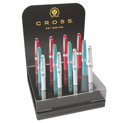 Espositore 12 penne a sfera Cross Bailey Light Pastel colori assortiti E999988