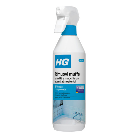 Spray rimuovi muffe, umidità e macchie da agenti atmosferici HG 500 ml 186050108