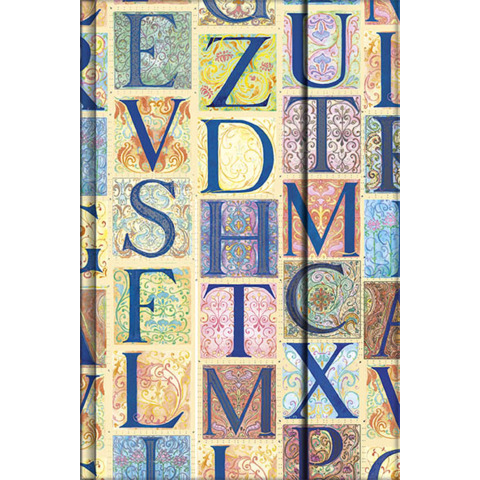 Taccuino Da Vinci 14×21 cm con dettagli metal e chiusura magnetica – 80 pagine a righe – Lettere – BN4502041