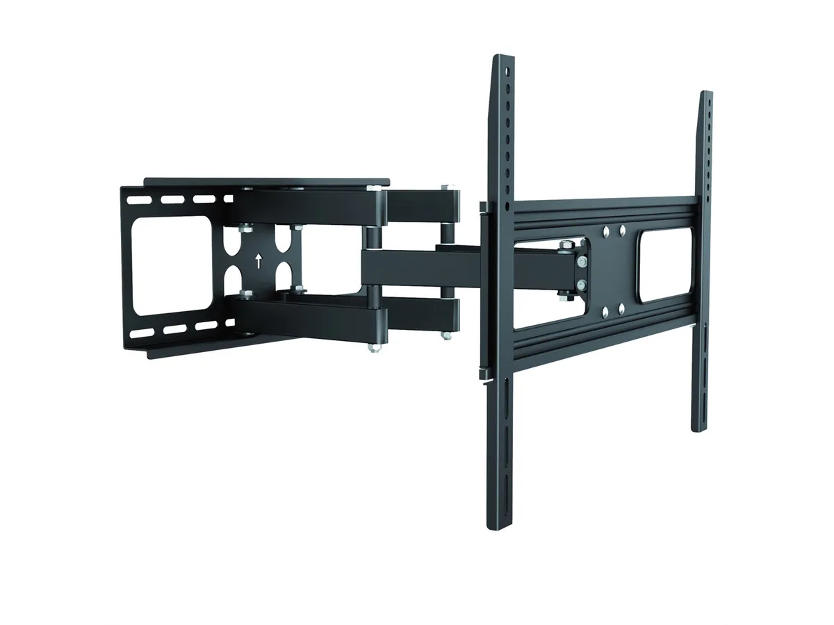 VALUE STAFFA A MURO, ARTICOLATA, 37 – 70, FINO 50KG, NERO