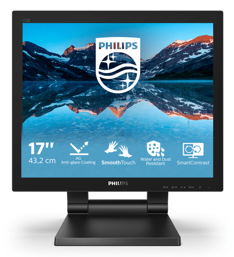 PHILIPS MONITOR TOUCH 17 LED TN 5:4 1280×1024 1MS 250 CDM, IP65, VGA/DVI/DP/HDMI, MULTIMEDIALE