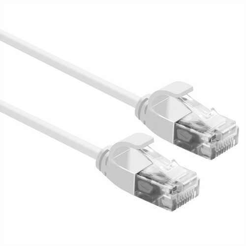 ROLINE CAVO UTP DATA CENTER PATCHCORD CAT.6A/CLASS EA, LSOH, SLIM, BIANCO, 1.5M