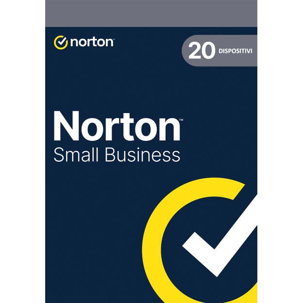 NORTON SMALL BUSINESS – 250GB IT 1 USER 20 DEVICE 12 Mesi BOX