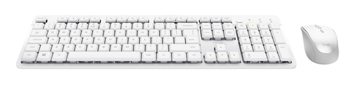 TRUST BUNDLE TASTIERA E MOUSE ODY II, BIANCO, IT