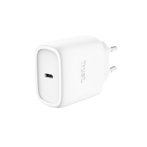 TRUST ALIMENTATORE/CARICABATTERIA 45W USB-C GAN – CAVO RICARICA INCLUSO – PLASTICA RICICLATA 50 – M