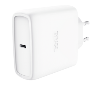TRUST ALIMENTATORE/CARICABATTERIA 65W USB-C GAN – CAVO RICARICA INCLUSO – PLASTICA RICICLATA 50 – M