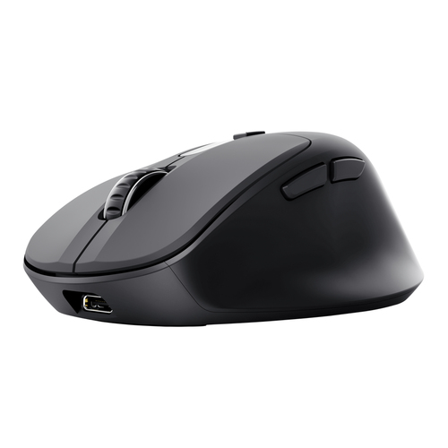 TRUST MOUSE WIRELESS RICARICA ULTRAVELOCE 3MIN 24GG – MULTICONNECT WL 2,4GHZ + 2x BT SILENT – PLASTI