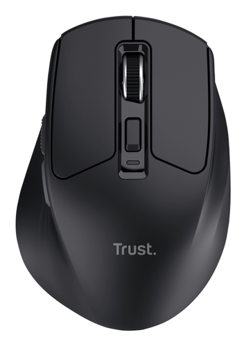 TRUST MOUSE WIRELESS RICARICABILE MULTICONNECT WL 2,4GHZ + 2x BT SILENT – 3200DPI – NIVEN – NERO