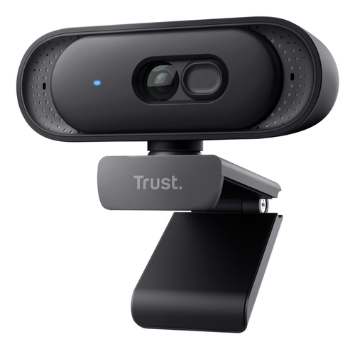 TRUST WEBCAM 2K QHD 2560X1440p – FILTRO PRIVACY – TOMAR – NERO