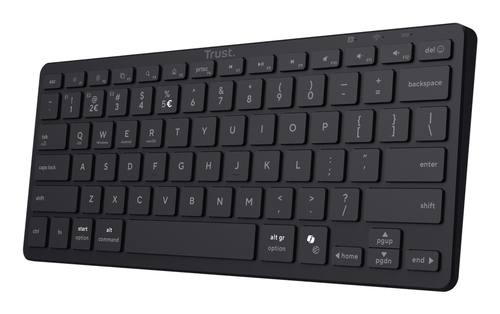TRUST TASTIERA WIRELESS BLUETOOTH RICARICABILE MULTICONNECT 3 BT – LAYOUT ITALIANO – NADO II – NERA