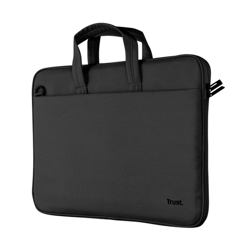 TRUST BORSA LAPTOP/NOTEBOOK FINO A 14 ECO – REALIZZATA CON PET RICICLATO – BOLOGNA NERO