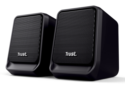 TRUST SET ALTOPARLANTI SPEAKERS 2.0 12W PICCO (6W RMS) – 85 PLASTICA RICICLATA – MILO – NERO