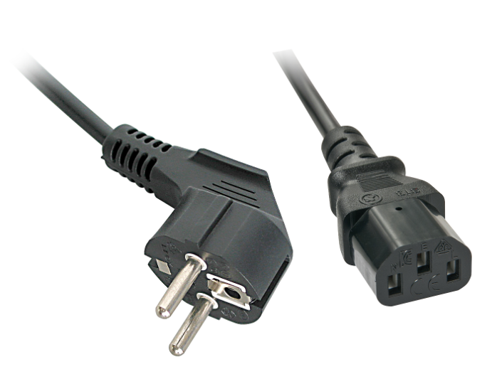 LINDY CAVO DI ALIMENTAZIONE SCHUKO IEC, 5M