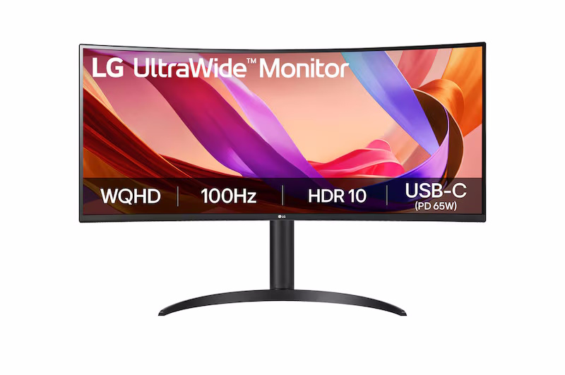 LG MONITOR CURVO 34 LED VA 21:9 4K UHD 5MS 300 CDM, PIVOT, sRGB 99, USB-C, HDMI