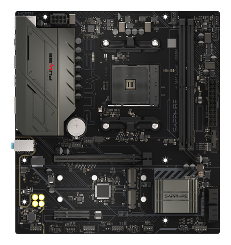 SAPPHIRE MB AMD B550, PULSE B550M, Micro-ATX, AM4, DDR4, PCI-Ex16, SATA3
