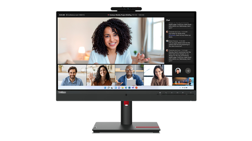LENOVO MONITOR 23,8 LED IPS 16:9 FHD 6MS 250 CDM, PIVOT, USB-C HUB, WEBCAM, DP/HDMI, MULTIMEDIALE, T24mv-30