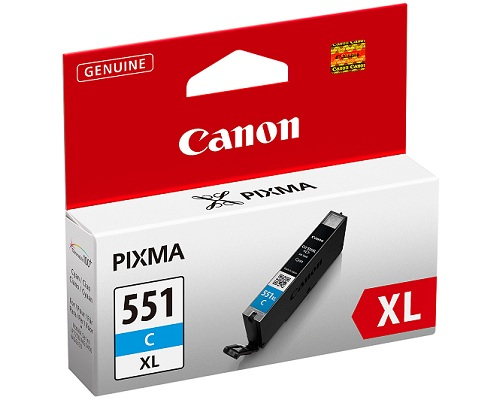 CANON CART INK CIANO ALTA CAPACITA PER PIXMA IP7250 MG5450 MG6350 CLI-551XL C