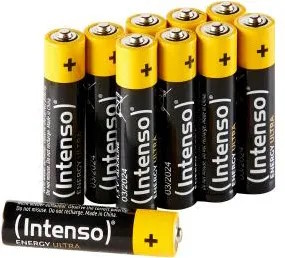 INTENSO BATTERIE ALCALINE ENERGY ULTRA AAA LR03 10PCS SHRINKED PACK