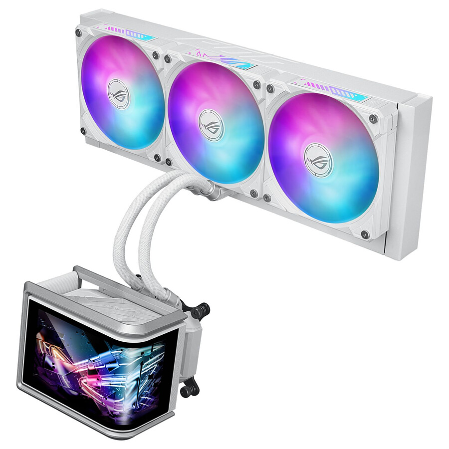ASUS DISSIPATORE A LIQUIDO ROG RYUO IV SLC 360 ARGB, BIANCO