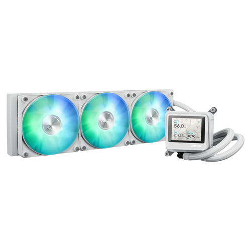 ASUS MAX GAMING LC 360 ARGB LCD WHT