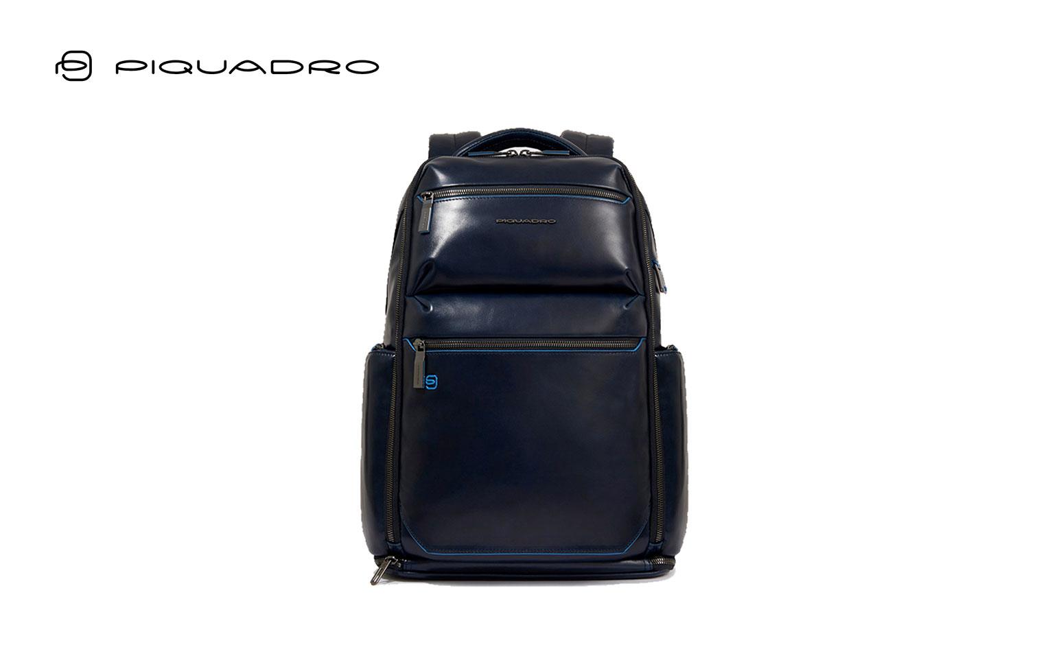 ZAINO PORTACOMPUTERE PORTAIPAD IN PELLE PIQUADRO