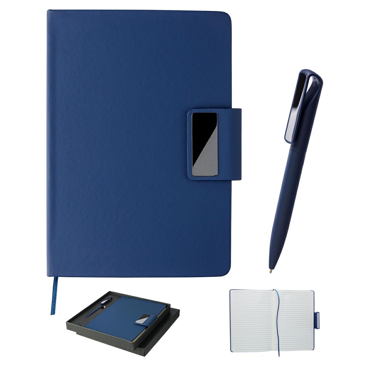 SET REGALO TACCUINOE PENNA IN PU E ALLUMINIO