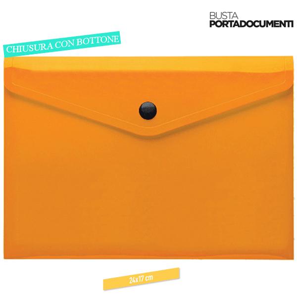 BUSTA PORTADOCUMENTI 24X17 CM IN PVC
