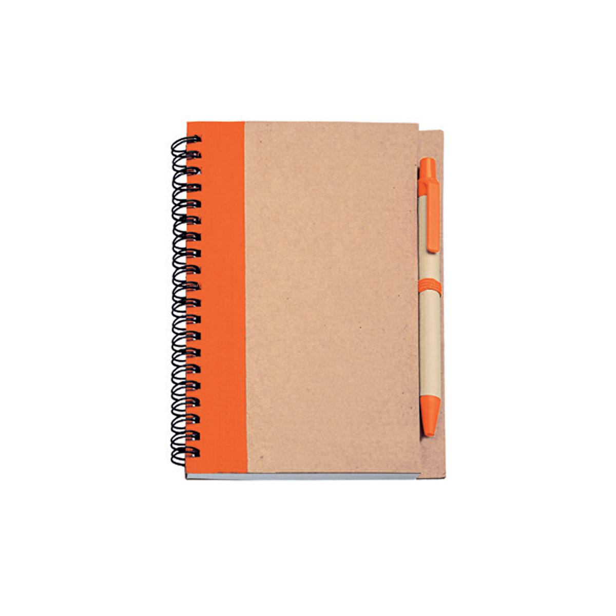 BLOCK NOTES SPIRALATO ECO PAPER CON PENNA
