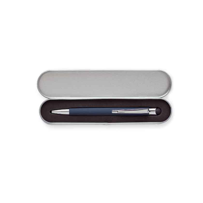 PENNA SFERA TOUCH IN ALLUMINIO CON CUSTODIA